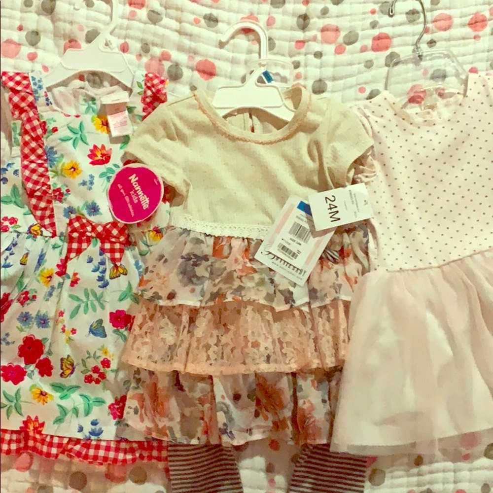 Bundle of 3 Dresses. Size: 2T